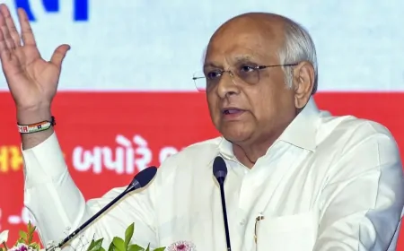 भूपेंद्र सरकार के सभी 16 मंत्रियों ने दिया इस्तीफा