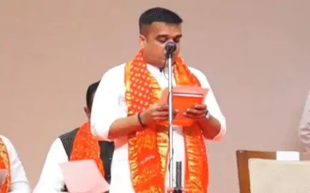 गुजरात में CM वही टीम नई, हर्ष सांघवी बने डिप्टी सीएम