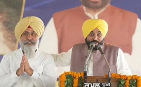 तरनतारन उपचुनाव : हरमीत सिंह संधू के नामांकन से पहले 'AAP' का रोड शो, CM मान हुए शामिल 