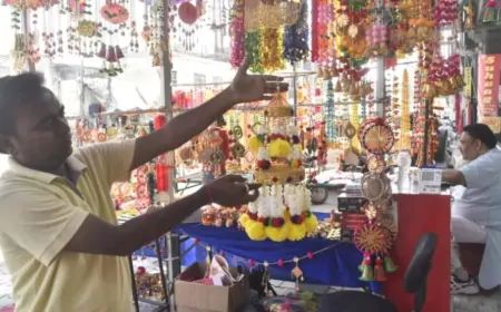 लुधियाना के बाजारों में दीपावली की रौनक, दो दिन मनाया जाएगा त्योहार