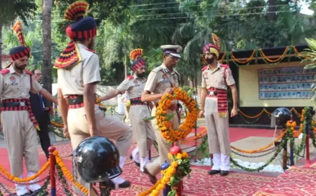 पुलिस स्मृति दिवस’ पर शहीद पुलिसकर्मियों को श्रद्धांजलि,  पंजाब DGP ने शहीदों को दी श्रद्धांजलि