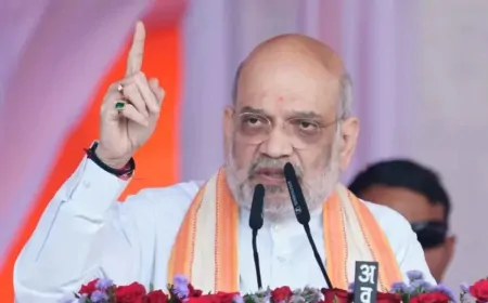 बिहार के तीन दिवसीय दौरे पर गृहमंत्री अमित शाह, सीवान में नीतीश कुमार पर बोले  शाह