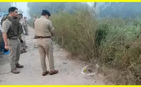 पुलिस और अपराधी के बीच हुई मुठभेड़, मुठभेड़ के दौरान एक लाख का इनामी अपराधी ढेर