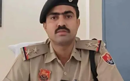 कुरुक्षेत्र में ACB की बड़ी कार्रवाई, थानेसर के SHO विनय कुमार 50 हजार की रिश्वत लेते रंगे हाथ गिरफ्तार