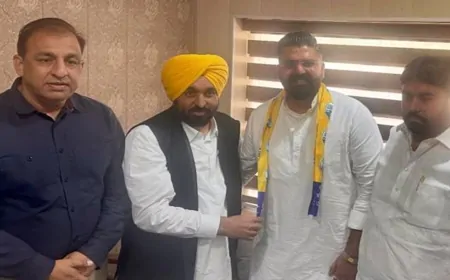 जालंधर में आम आदमी पार्टी को मिला बड़ा साथ, बीजेपी काउंसलर शिवम शर्मा हुए AAP में शामिल