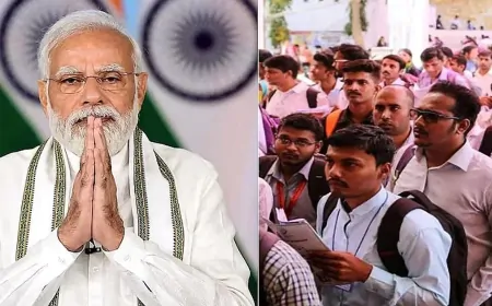 रोजगार मेले में अभ्यर्थियों को नियुक्ति पत्र, PM मोदी ने वीडियो कॉन्फ्रेंसिंग से दी शुभकामनाएं