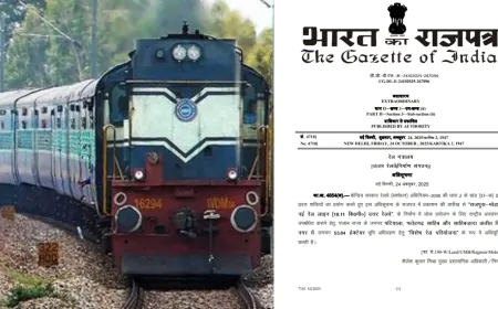 केंद्र ने पंजाब सरकार को लिखा पत्र, मोहाली-राजपूरा रेलवे प्रोजेक्ट के लिए मांगी जमीन 