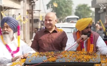 तरनतारन उपचुनाव : 'AAP' प्रत्याशी के चुनाव प्रचार में उतरे CM मान, किया रोड शो 