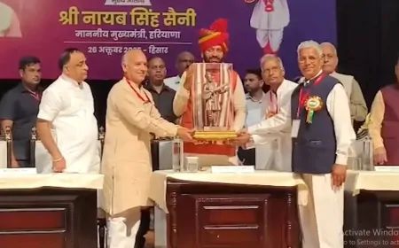 संत शिरोमणि नामदेव जी की जयंती पर आयोजित कार्यक्रम में शामिल हुए CM सैनी
