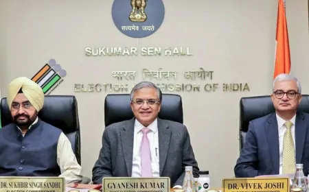 SIR को लेकर चुनाव आयोग की प्रेस कॉन्फ्रेंस आज, देशभर में SIR की तारीखों को लेकर हो सकता है एलान