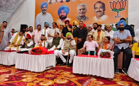 संदीप सिंह सनी बराड़ BJP में हुए शामिल, कैप्टन अमरिंदर सिंह और अश्वनी शर्मा की मौजूदगी में हुए शामिल