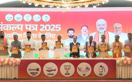 बिहार के लिए NDA ने जारी किया घोषणा पत्र, एक करोड़ नौकरी-रोजगार, गरीबों को मुफ्त बिजली…