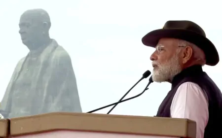 सरदार वल्लभभाई पटेल की 150वीं जयंती, PM मोदी सरदार पटेल को दी श्रद्धांजलि