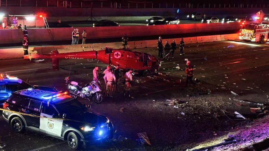 कैलिफोर्निया में हेलीकॉप्टर हुआ क्रैश, हवाई चिकित्सा सेवा के लिए होता था इस्तेमाल  