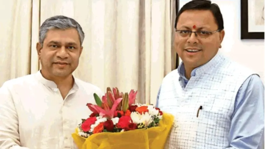 CM धामी ने रेल मंत्री अश्विनी वैष्णव से की मुलाकात, देहरादून-हरिद्वार स्टेशन को आदर्श स्टेशन बनाने पर हुई चर्चा