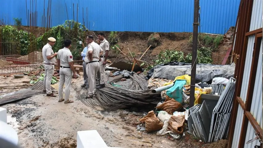 दिल्ली में निर्माणाधीन दीवार गिरने से बड़ा हादसा, सफदरजंग एन्क्लेव में बेसमेंट की खुदाई के दौरान गिरी दीवार 