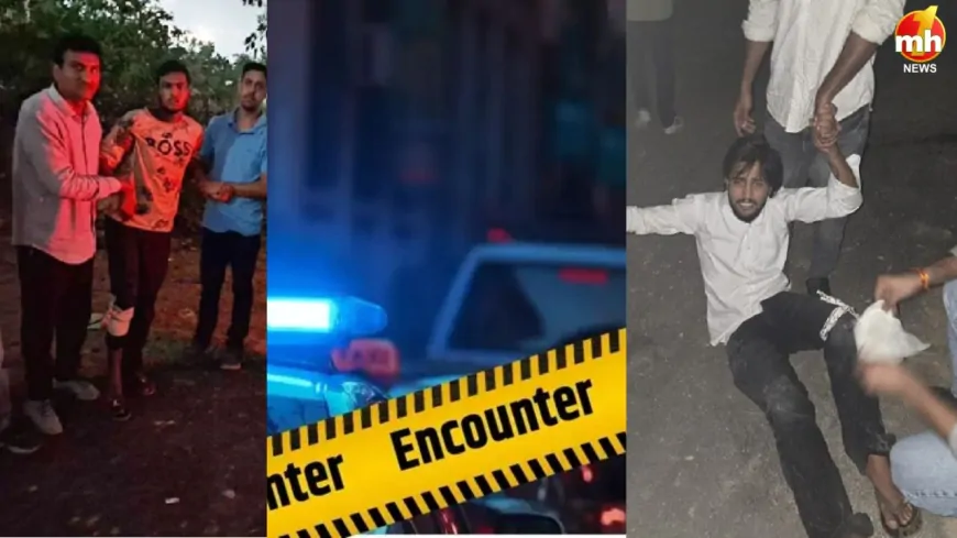 गुरुग्राम पुलिस ने मुठभेड़ के बाद पकड़े बंबीहा गैंग के 2 शार्प शूटर