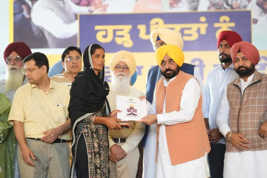 पंजाब सरकार ने  रिकॉर्ड 30 दिनों में किसानों को  ₹20 हजार प्रति एकड़ मुआवजा देकर रचा इतिहास