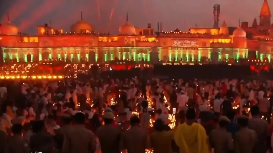 अयोध्या ने रचा इतिहास, जगमग हुई रामनगरी, 26 लाख 11 हजार दीयों का बना वर्ल्ड रिकॉर्ड