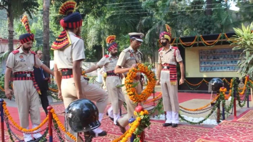 पुलिस स्मृति दिवस’ पर शहीद पुलिसकर्मियों को श्रद्धांजलि,  पंजाब DGP ने शहीदों को दी श्रद्धांजलि