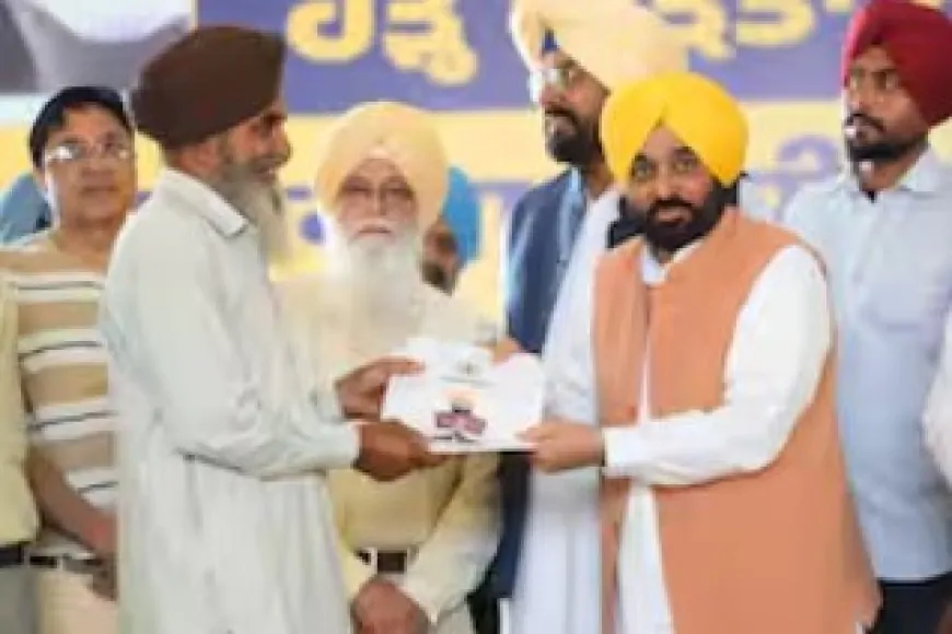 बाढ़ प्रभावित किसानों को प्रति एकड़ 20 हजार रुपये दे रही है पंजाब सरकार, किसानों ने किया धन्यवाद 