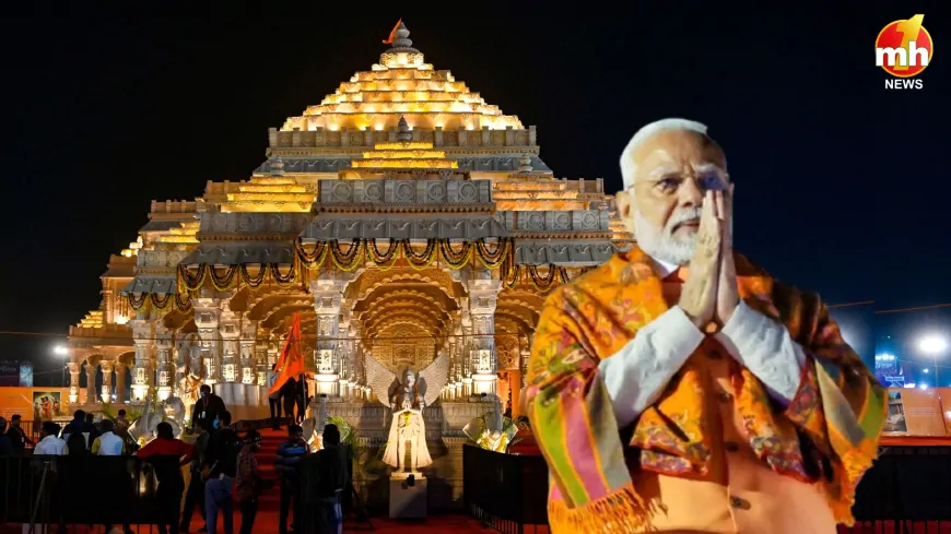 प्राण प्रतिष्ठा के बाद अब 'ध्वजारोहण', राम मंदिर के शिखर पर PM मोदी फहराएंगे 22 फीट का धर्म ध्वज 
