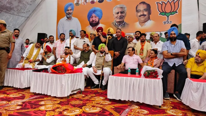 संदीप सिंह सनी बराड़ BJP में हुए शामिल, कैप्टन अमरिंदर सिंह और अश्वनी शर्मा की मौजूदगी में हुए शामिल