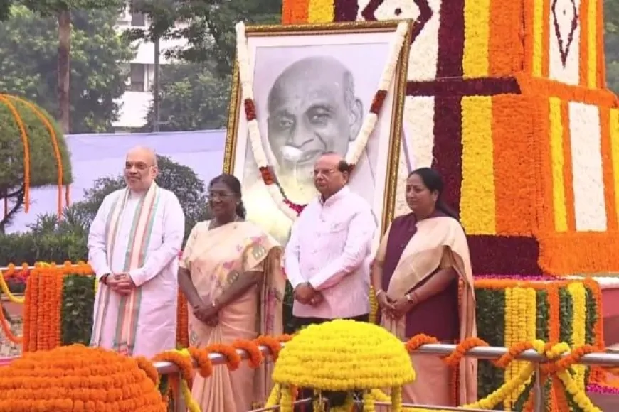 लौह पुरुष सरदार वल्लभभाई पटेल की जयंती पर दिल्ली में कार्यक्रम, राष्ट्रपति मुर्मू, गृह मंत्री अमित शाह ने दी श्रद्धांजलि