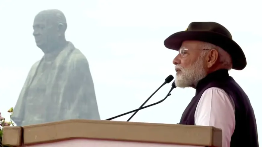 सरदार वल्लभभाई पटेल की 150वीं जयंती, PM मोदी सरदार पटेल को दी श्रद्धांजलि