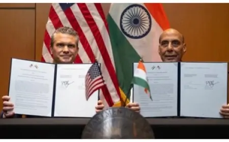 भारत-अमेरिका के बीच हुआ 10 साल का रक्षा समझौता, दोनों देशों के बीच सैन्य सहयोग और तकनीकी साझेदारी होगी मजबूत