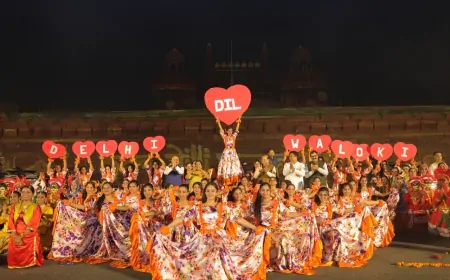 दिल्ली का स्थापना दिवस : लालकिला परिसर में मनाया गया ‘मेरी दिल्ली मेरा देश’ कार्यक्रम