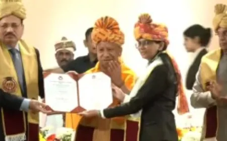 RMLNLU में हुआ चौथा दीक्षांत समारोह, CM योगी बोले – 'मजबूत न्याय व्यवस्था ही सुशासन का आधार'