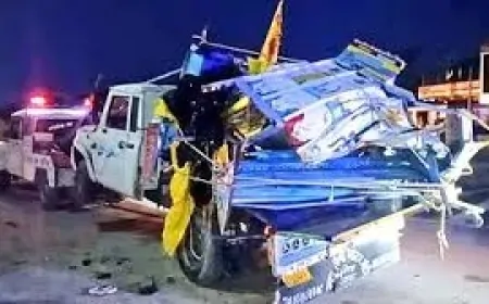 राजस्थान में भीषण सड़क हादसा, 4 बच्चों समेत 15 की मौत