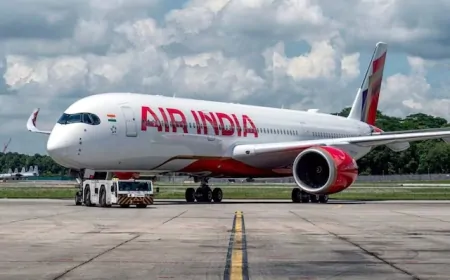 एयर इंडिया के विमान की भोपाल में इमरजेंसी लैंडिंग, दिल्ली से बेंगलुरु जा रहा था विमान