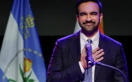 जोहरान ममदानी ने रचा इतिहास, न्यूयॉर्क सिटी के पहले भारतीय-अमेरिकी मुस्लिम मेयर बने