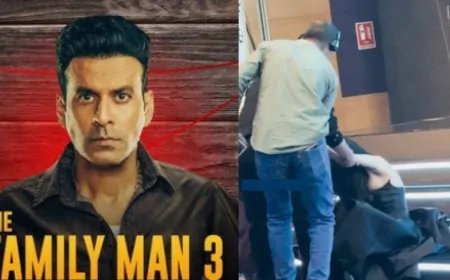 Family Man 3 का ट्रेलर लॉन्चिंग के दौरान स्टेज से गिरी एक्ट्रेस अश्लेषा ठाकुर 