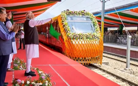 PM मोदी का वाराणसी का दौरा, चार नई वंदे भारत ट्रेन को दिखाई हरी झंडी