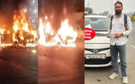 लाल किले के पास चलती कार में धमाका, कार का पुलवामा कनेक्शन