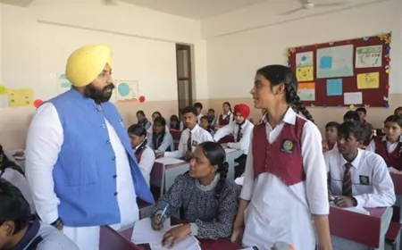 मान सरकार के नेतृत्व में शिक्षा में जुड़ा नया अधयाय : स्कूलों में डिग्री के साथ अब 'कमाई का हुनर', विद्यार्थी बनेंगे आत्मनिर्भरता की मिसाल