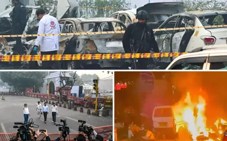 दिल्ली कार धमाका मामले में जांच तेज, FSL टीम को घटनास्थल से दो जिंदा कारतूस मिले