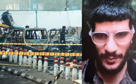 Delhi Blast : धमाके से पहले PM आवास के पास गया था डॉ. उमर