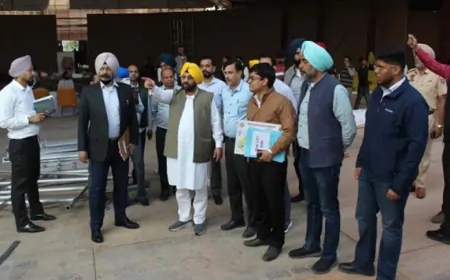 श्री गुरु तेग बहादुर जी का 350वां शहीदी शताब्दी, कैबिनेट मंत्री हरभजन सिंह ने तैयारियों का लिया जायजा
