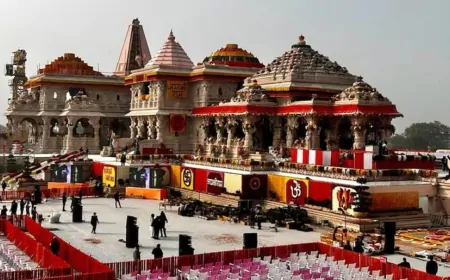ध्वजारोहण समारोह को लेकर श्री राम मंदिर की सुरक्षा, मंदिर में VVIP नहीं ले जा सकेंगे मोबाइल फोन