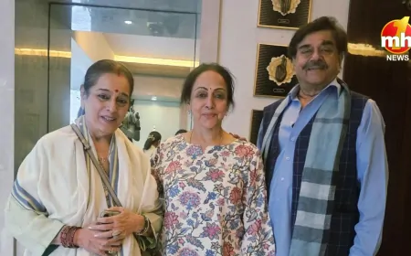 डिस्चार्ज होने बाद धर्मेंद्र का हाल लेने पहुंचे शत्रुघ्न सिन्हा, पत्नी पूनम संग की हेमा मालिनी से मुलाकात...