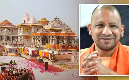 CM योगी आदित्यनाथ का अयोध्या में कार्यक्रम, मंदिर परिसर के PFC में अधिकारियों संग करेंगे बैठक