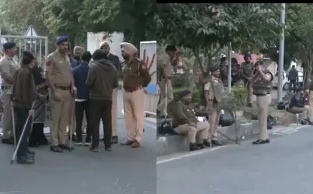 पंजाब यूनिवर्सिटी के छात्रों ने उठाई सीनेट चुनाव की मांग, कैंपस ने किया ज़बरदस्त प्रदर्शन...