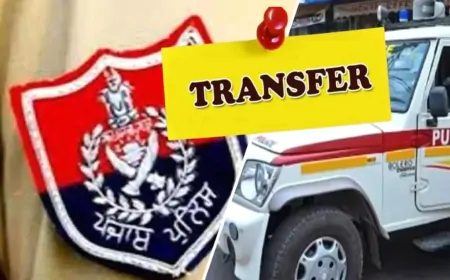 पंजाब में बड़ा पुलिस फेरबदल: 4 जिलों के SSP बदले, सुहैल मीर को अमृतसर रूरल की कमान