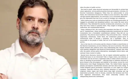 देश के प्रमुख 272 हस्तियों ने EC के समर्थन में लिखा खुला पत्र, कांग्रेस और विपक्षी नेताओं पर लगाए गंभीर आरोप