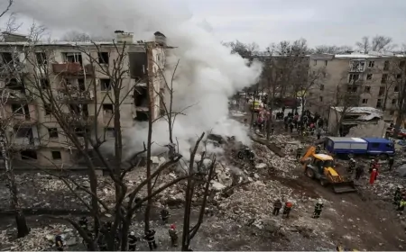 रूस का यूक्रेन पर बड़े पैमाने पर ड्रोन-मिसाइल हमला, 19 की मौत, 66 घायल