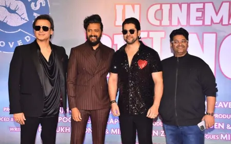 ‘मस्ती 4’ की स्क्रीनिंग पर सितारों से सजी शाम, रितेश-विवेक के स्टाइलिश लुक ने खींचा सबका ध्यान...